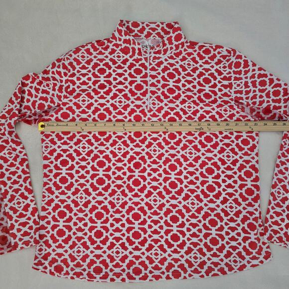 ICIKULS Women’s Polo Mesh Long Sleeve Top XXL 1/4 Zip Golf Tennis UPF50 Resort - Picture 2 of 7